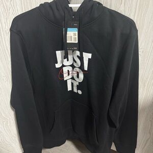 Nike Black 'Just Do It' Men's Sweater